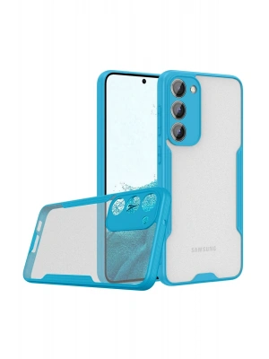 Newface Samsung Galaxy S23 Plus Kılıf Platin Silikon - Mavi