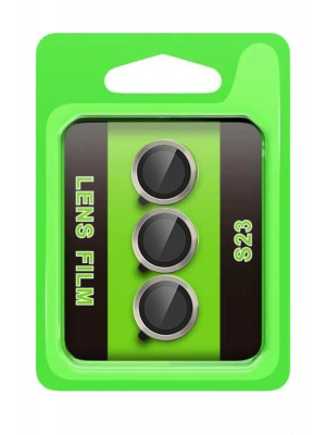 Newface Samsung Galaxy S23 Raze Metal Kamera Lens - Gri