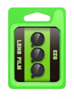 Newface Samsung Galaxy S23 Raze Metal Kamera Lens - Siyah