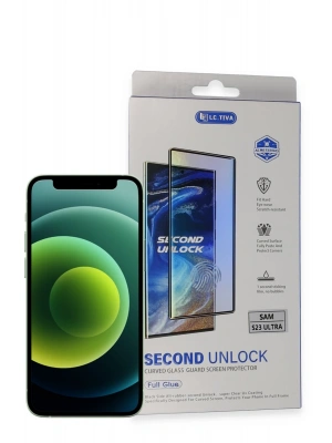 Newface Samsung Galaxy S23 Ultra Durable Full Glue Curved Cam