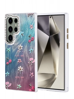 Newface Samsung Galaxy S23 Ultra Kılıf Blade Aynalı Desenli Kapak - Desen 4