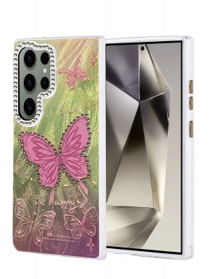 Newface Samsung Galaxy S23 Ultra Kılıf Blade Aynalı Desenli Kapak - Desen 5