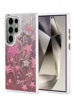 Newface Samsung Galaxy S23 Ultra Kılıf Blade Aynalı Desenli Kapak - Desen 7