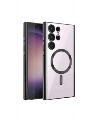 Newface Samsung Galaxy S23 Ultra Kılıf Kross Magneticsafe Kapak - Siyah