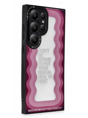 Newface Samsung Galaxy S23 Ultra Kılıf Mirror Desenli Kapak - Mirror - 11