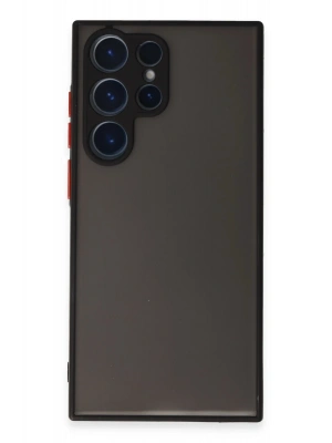 Newface Samsung Galaxy S23 Ultra Kılıf Montreal Silikon Kapak - Siyah