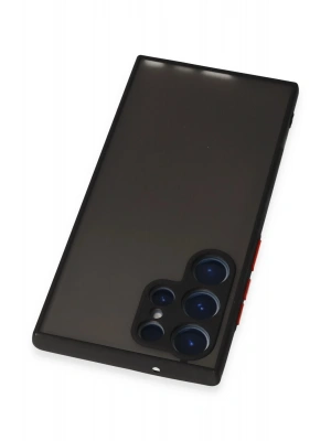 Newface Samsung Galaxy S23 Ultra Kılıf Montreal Silikon Kapak - Siyah