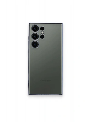 Newface Samsung Galaxy S23 Ultra Kılıf Razer Lensli Silikon - Açık Mavi