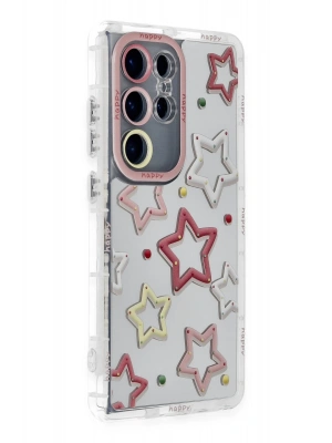 Newface Samsung Galaxy S23 Ultra Kılıf Reflexion Desenli Kapak - Desen 3