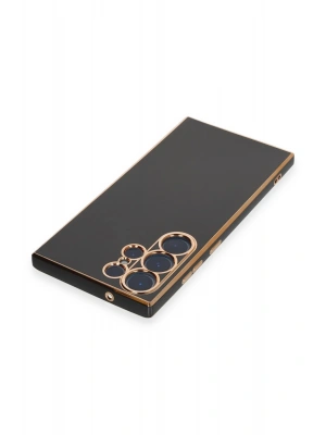 Newface Samsung Galaxy S23 Ultra Kılıf Volet Silikon - Siyah