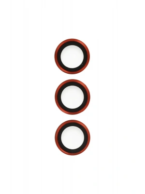 Newface Samsung Galaxy S23 Ultra Metal Kamera Lens - Kırmızı