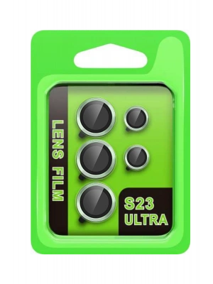 Newface Samsung Galaxy S23 Ultra Raze Metal Kamera Lens - Yeşil