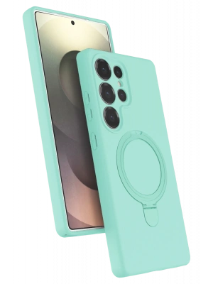 Newface Samsung Galaxy S23 Ultra Regal Magsafe Standlı Kapak - Su Yeşili