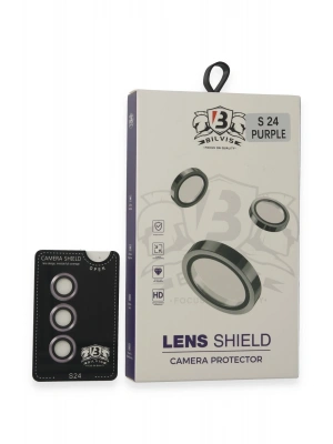 Newface Samsung Galaxy S24 Bilvis Titan Kamera Lens - Derin Mor