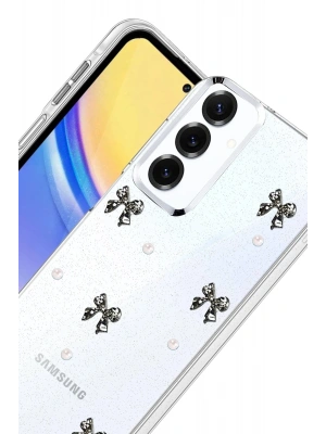 Newface Samsung Galaxy S24 FE Fiyonk Desenli Kapak - Desen 8