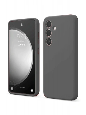 Newface Samsung Galaxy S24 FE Kılıf First Silikon - Gri