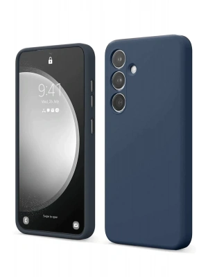 Newface Samsung Galaxy S24 FE Kılıf First Silikon - Lacivert