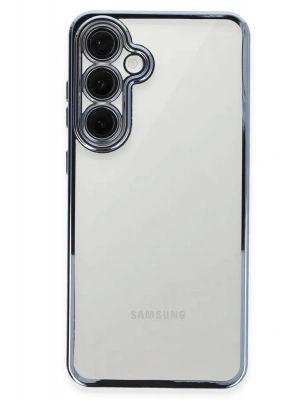 Newface Samsung Galaxy S24 FE Kılıf Razer Lensli Silikon - Lacivert