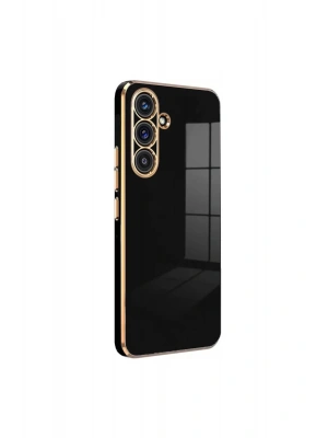 Newface Samsung Galaxy S24 FE Kılıf Volet Silikon - Siyah