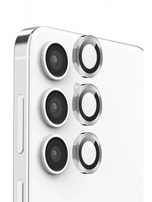 Newface Samsung Galaxy S24 FE Raze Metal Kamera Lens - Gri