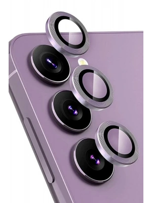 Newface Samsung Galaxy S24 FE Raze Metal Kamera Lens - Mor