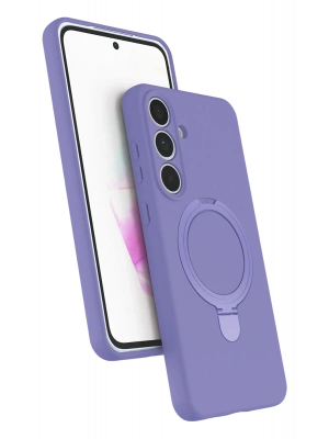 Newface Samsung Galaxy S24 FE Regal Magsafe Standlı Kapak - Lila