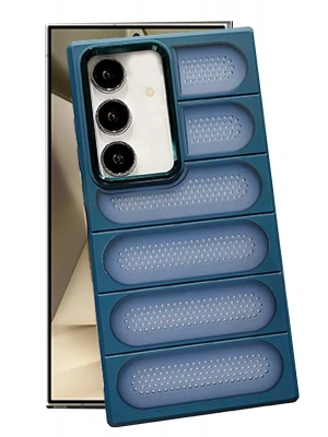 Newface Samsung Galaxy S24 Kılıf Airmax Silikon Kapak - Lacivert