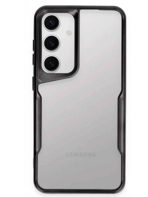 Newface Samsung Galaxy S24 Kılıf Boyi Silikon Kapak - Siyah