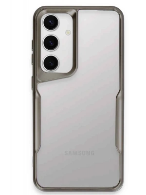 Newface Samsung Galaxy S24 Kılıf Boyi Silikon Kapak - Titan Gri