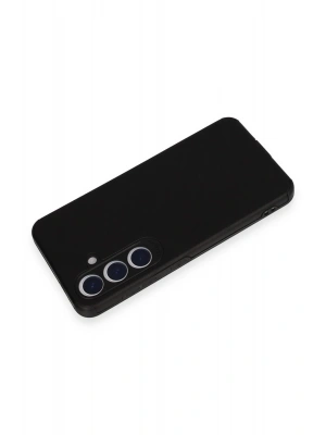 Newface Samsung Galaxy S24 Kılıf Loop Deri Silikon - Siyah