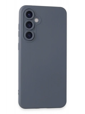 Newface Samsung Galaxy S24 Kılıf Nano içi Kadife Silikon - Gri