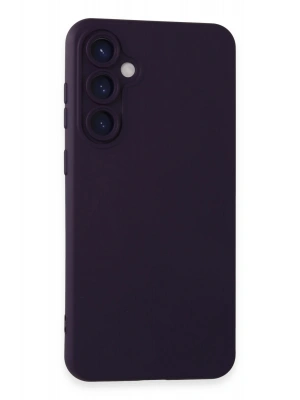 Newface Samsung Galaxy S24 Kılıf Nano içi Kadife Silikon - Mor