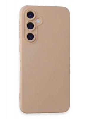 Newface Samsung Galaxy S24 Kılıf Nano içi Kadife Silikon - Pudra