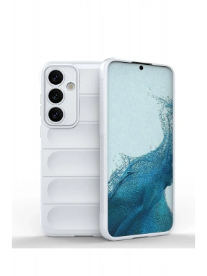 Newface Samsung Galaxy S24 Kılıf Optimum Silikon - Krem