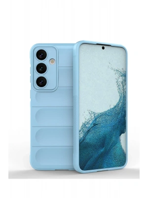 Newface Samsung Galaxy S24 Kılıf Optimum Silikon - Sky Blue