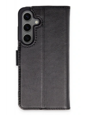 Newface Samsung Galaxy S24 Kılıf Trend S Plus Kapaklı Kılıf - Siyah