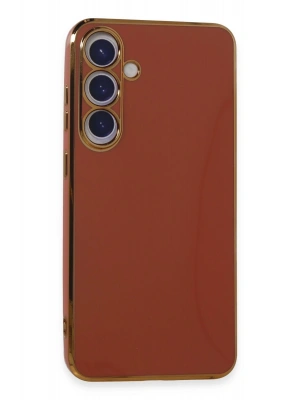 Newface Samsung Galaxy S24 Kılıf Volet Silikon - Kırmızı