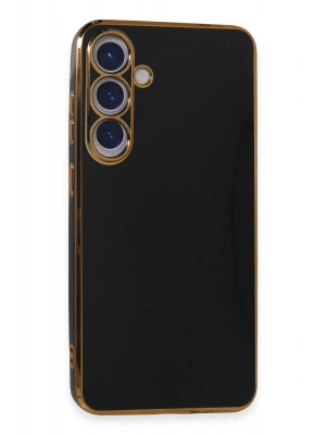 Newface Samsung Galaxy S24 Kılıf Volet Silikon - Siyah