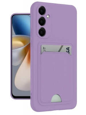 Newface Samsung Galaxy S24 Plus Kelvin Kartvizitli Silikon - Lila