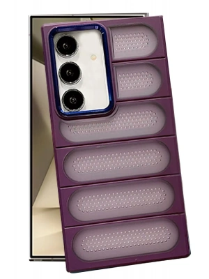 Newface Samsung Galaxy S24 Plus Kılıf Airmax Silikon Kapak - Derin Mor