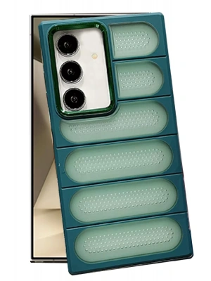 Newface Samsung Galaxy S24 Plus Kılıf Airmax Silikon Kapak - Koyu Yeşil