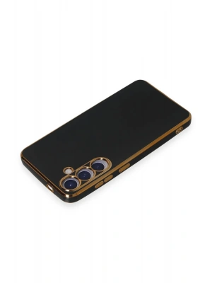 Newface Samsung Galaxy S24 Plus Kılıf Volet Silikon - Siyah