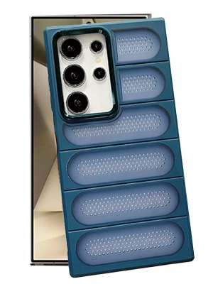 Newface Samsung Galaxy S24 Ultra Kılıf Airmax Silikon Kapak - Lacivert