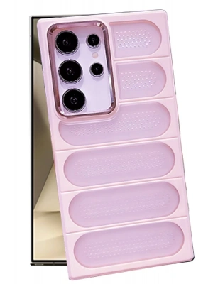 Newface Samsung Galaxy S24 Ultra Kılıf Airmax Silikon Kapak - Pembe