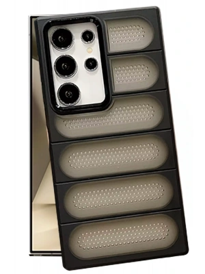 Newface Samsung Galaxy S24 Ultra Kılıf Airmax Silikon Kapak - Siyah