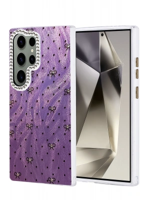 Newface Samsung Galaxy S24 Ultra Kılıf Blade Aynalı Desenli Kapak - Desen 2