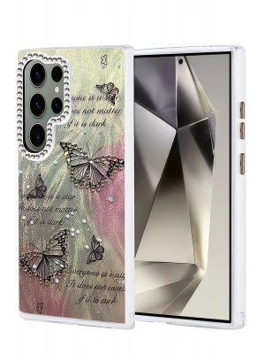 Newface Samsung Galaxy S24 Ultra Kılıf Blade Aynalı Desenli Kapak - Desen 6