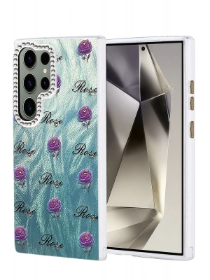 Newface Samsung Galaxy S24 Ultra Kılıf Blade Aynalı Desenli Kapak - Desen 9