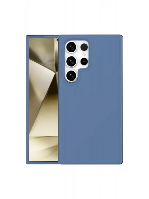 Newface Samsung Galaxy S24 Ultra Kılıf First Silikon - Mavi