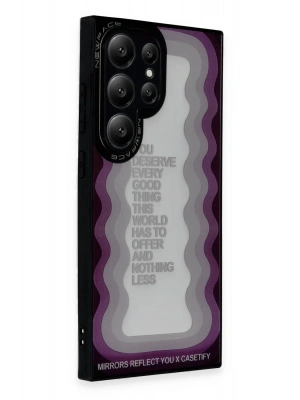 Newface Samsung Galaxy S24 Ultra Kılıf Mirror Desenli Kapak - Mirror - 5